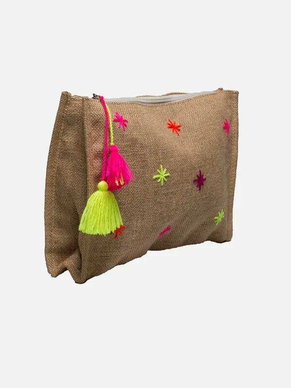 POMPON ON THE STARS POUCH