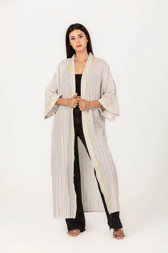 Elegant Moroccan kimono for a chic evening outfit