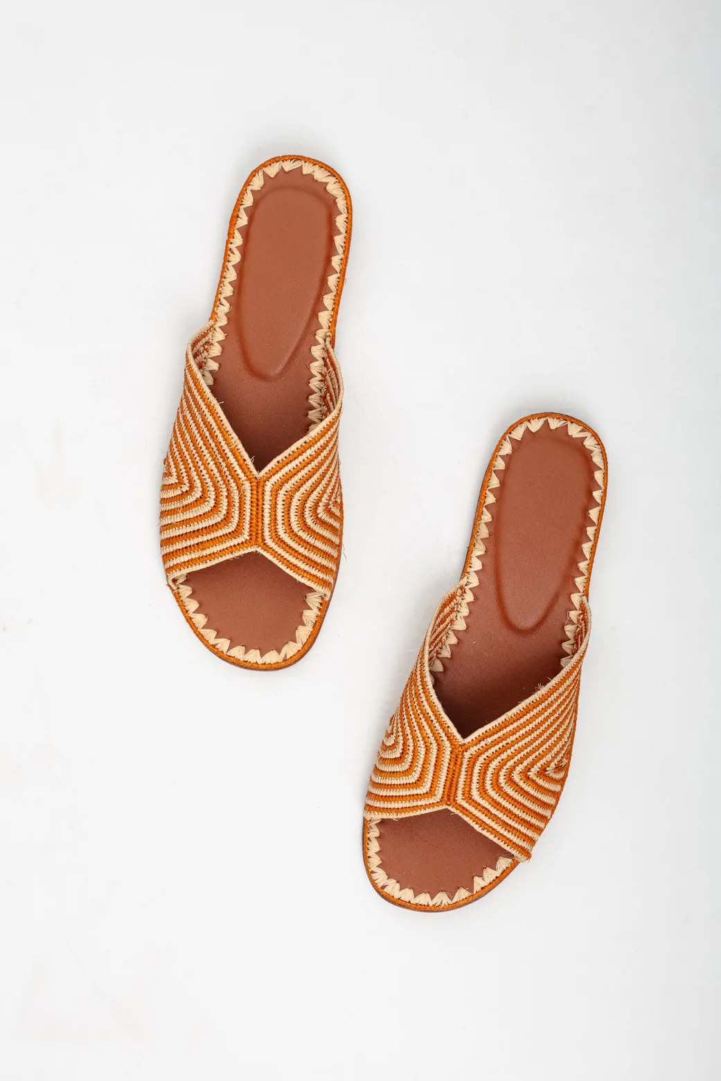 BIANCA RAFFIA SLIDE SANDAL - Image 2