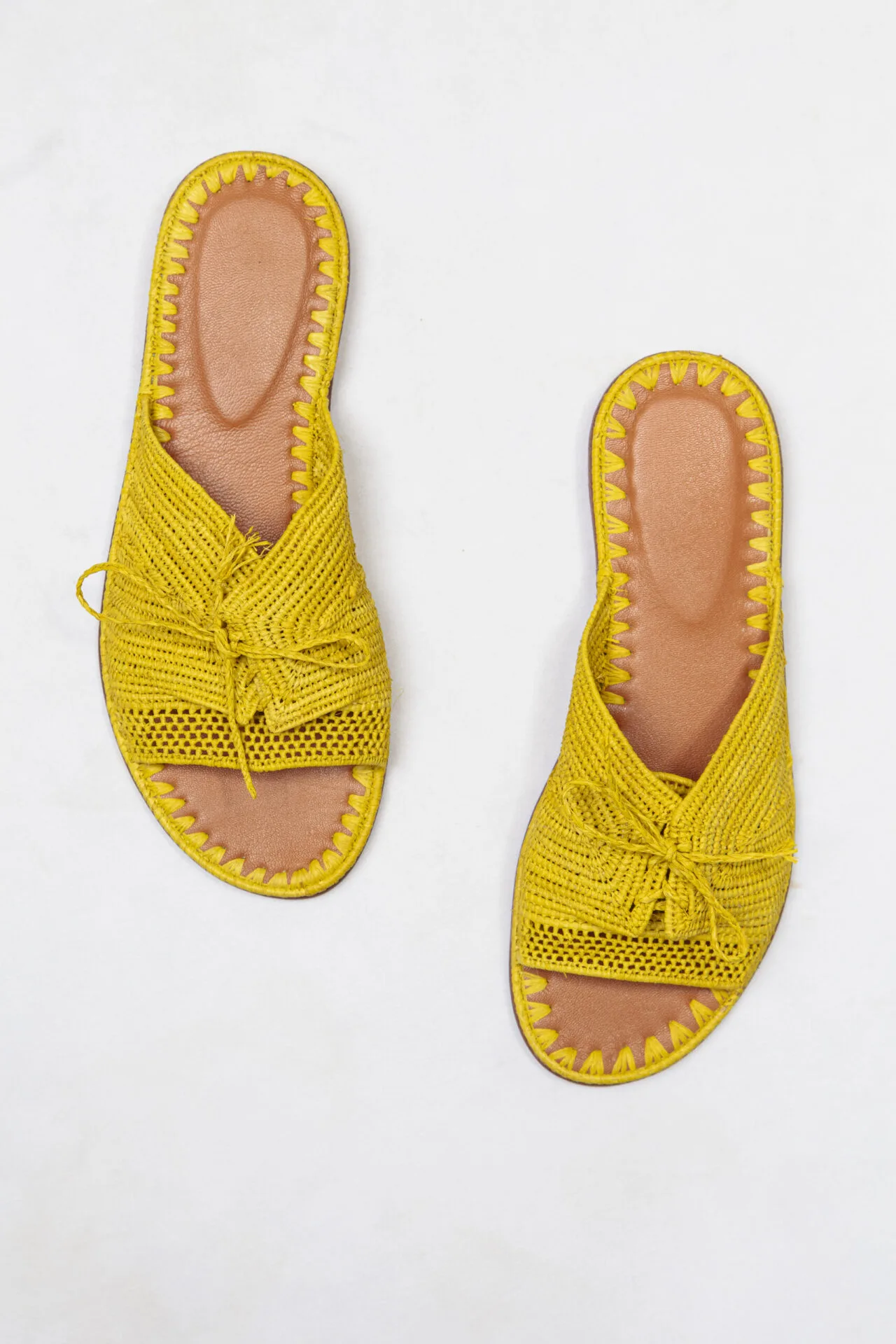KATE RAFFIA SLIDE SANDAL - Image 2
