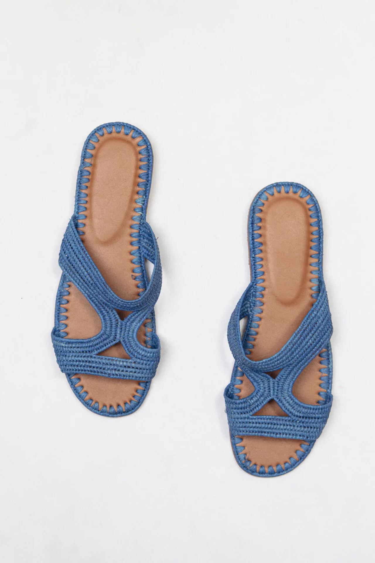 SOUK RAFFIA SLIDE SANDAL - Image 2