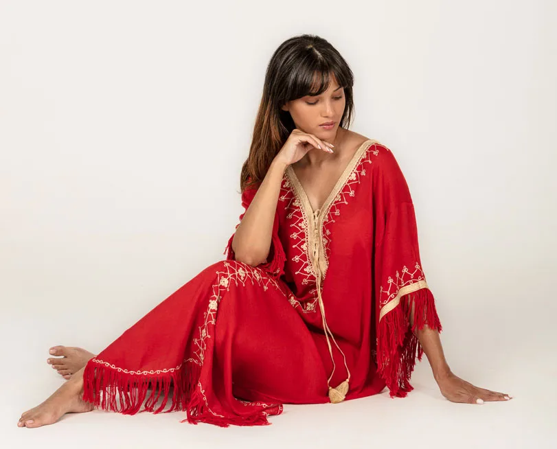 Moroccan caftan dress collection - handmade luxury kaftans from Karim Bouriad