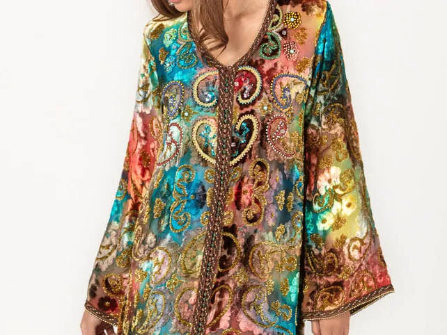 Traditional Moroccan Caftan showcasing the evolution of design and craftsmanship.