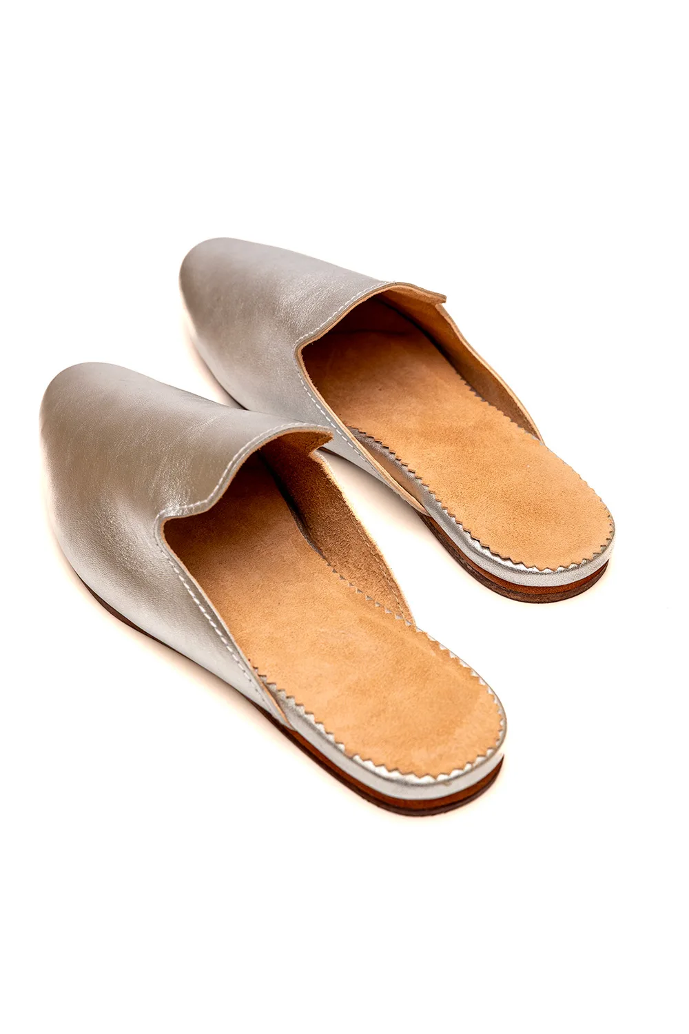 MuleME LEATHER SILVER - Image 2