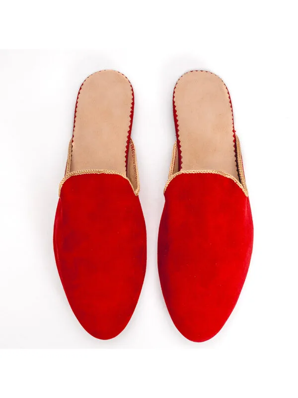 MuleME SUEDE RED