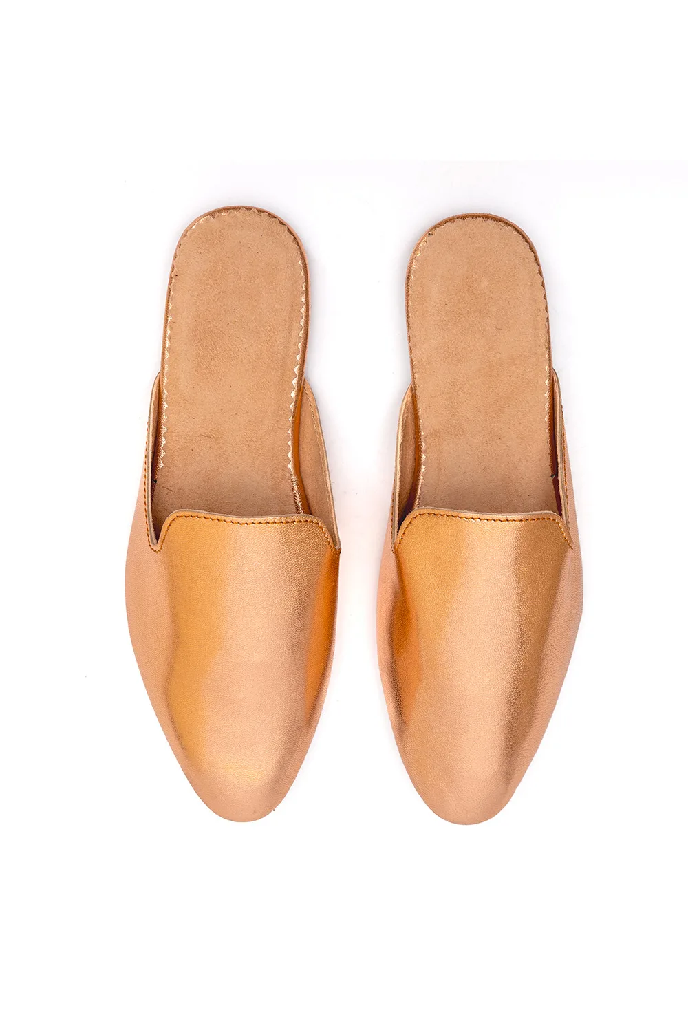 MuleME LEATHER PINK