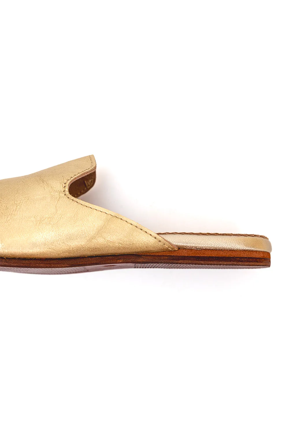 MuleME LEATHER GOLD - Image 2